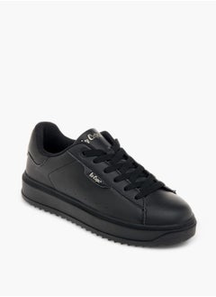 Lee Cooper Women's Panelled Sneakers with Lace-Up Closure  - Image 1