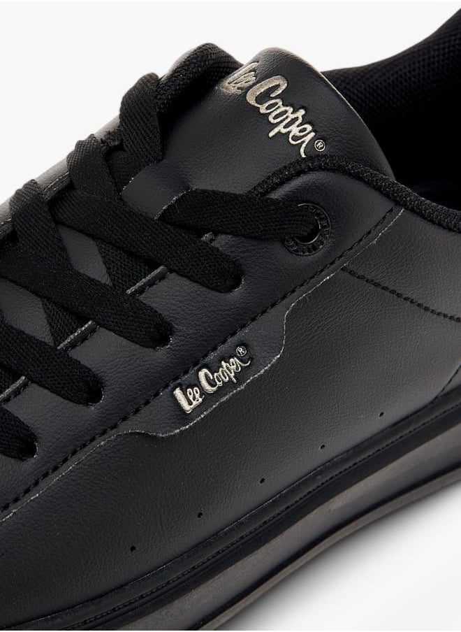 Lee Cooper Women's Panelled Sneakers with Lace-Up Closure  - Image 4