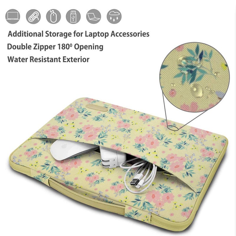 Hseok Laptop Sleeve 13-14 Inch Case Briefcase Compatible with MacBook Pro 14 inch M4/M3/M2/M1 All Model of 13.3 Inch Mac Air/Pro, XPS 13 14, Most Popular 13"-14" Notebooks,B01G01 - Image 4