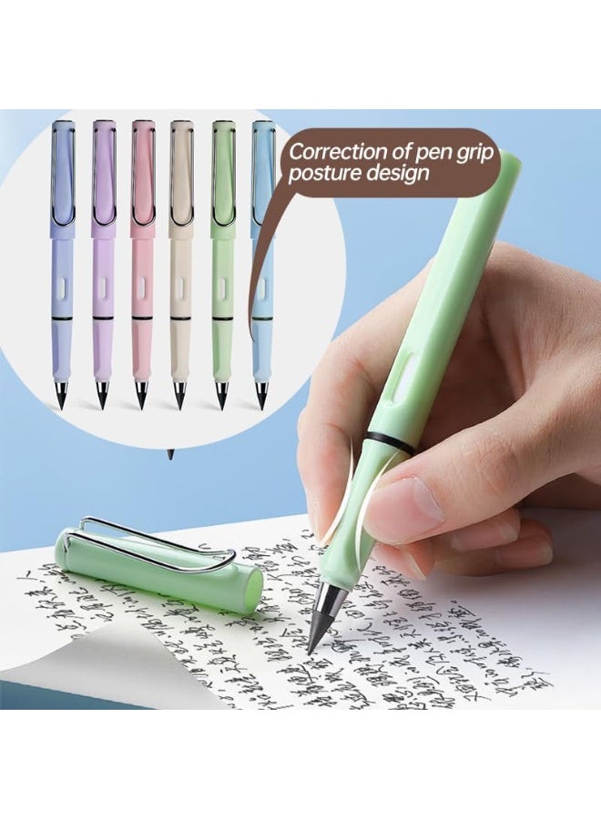 Inkless Magic Infinity Pencil With Eraser - Everlasting Reusable Forever Pencil - Macarons Light Purple - Image 2