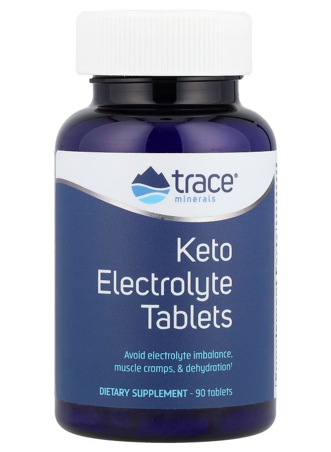 Trace Minerals أقراص الكيتو للإلكتروليت 90 قرص