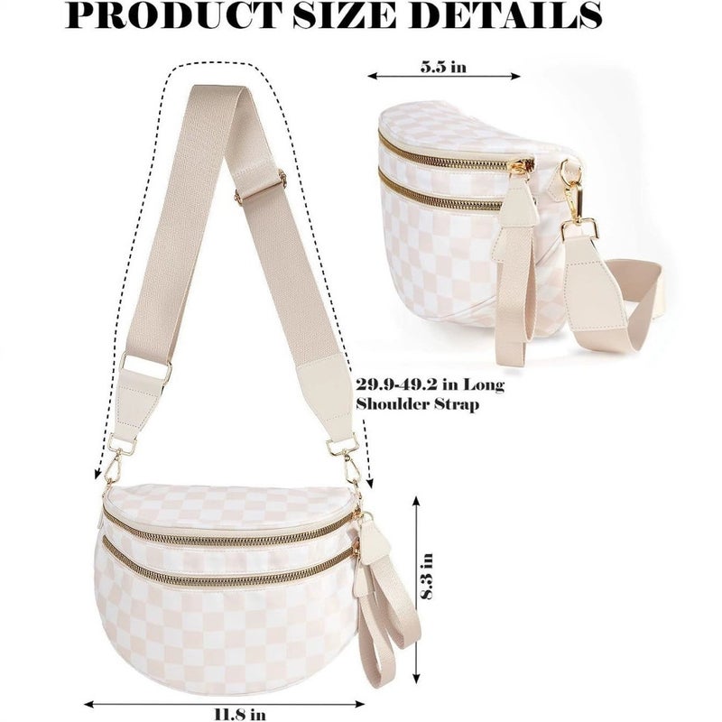 Women's Fashion Shell-Shaped Waistpack Belt Bag with Zipper - Image 3