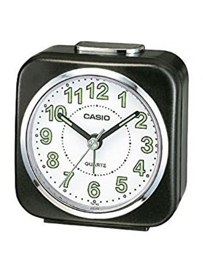 Analog Table Alarm Clock Black/White 78×74×45mm