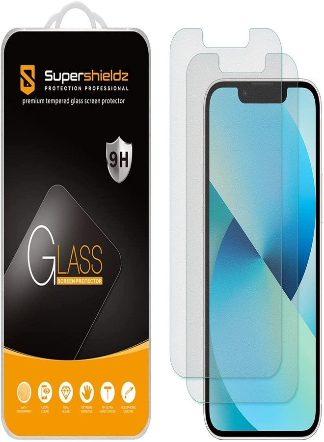 Supershieldz (2 Pack) Anti-Glare (Matte) Screen Protector Designed for iPhone 13 Mini (5.4 inch) [Tempered Glass] 0.33mm, Anti Fingerprint, Anti Scratch, Bubble Free - Image 1