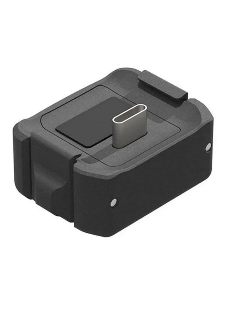 قاعدة شاحن من النوع C لكاميرا DJI Osmo Pocket 3، حامل مكتبي من سبائك الألومنيوم مع فتحة برغي 1/4 للقبضة والحامل والعصا السيلفي. - Image 3