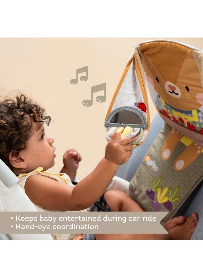 Taf Toys Taf Toys Play & Kick Infant Car Seat Toy for Babies, Newborn Rear-Facing Activity Center with Music, Light, Mirror & Rattling Toys, Promotes Motor Skills Development, 0-18 Months Travel Baby Toy  - Image 3