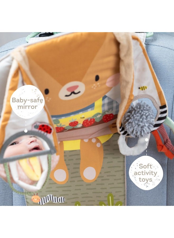 Taf Toys Taf Toys Play & Kick Infant Car Seat Toy for Babies, Newborn Rear-Facing Activity Center with Music, Light, Mirror & Rattling Toys, Promotes Motor Skills Development, 0-18 Months Travel Baby Toy  - Image 5
