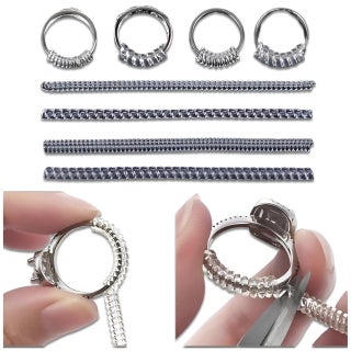 Wonka Jewelry Ring Adjuster - This essential tool for men and women comes in four sizes, providing a transparent and invisible way to easily resize your rings.