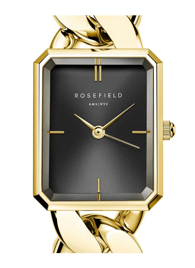 RoseField Women's Octagon XS Studio Black Gold Watch SBGSG-O57  - Image 3