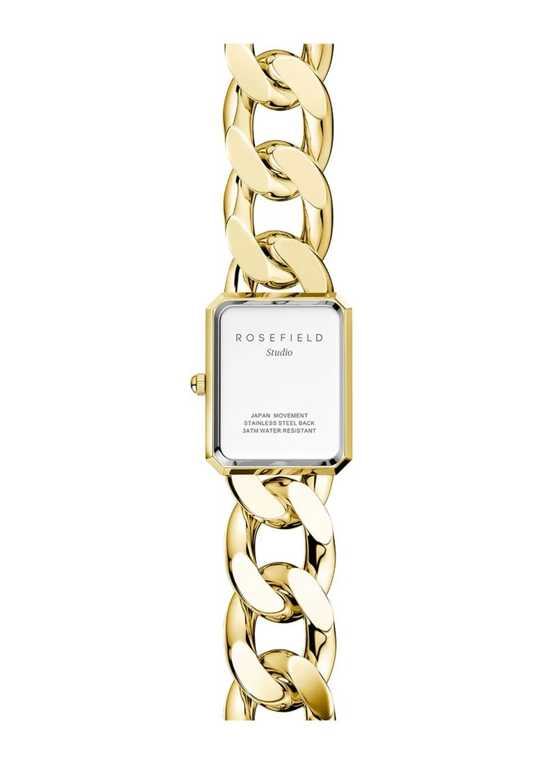 RoseField Women's Octagon XS Studio Black Gold Watch SBGSG-O57  - Image 4