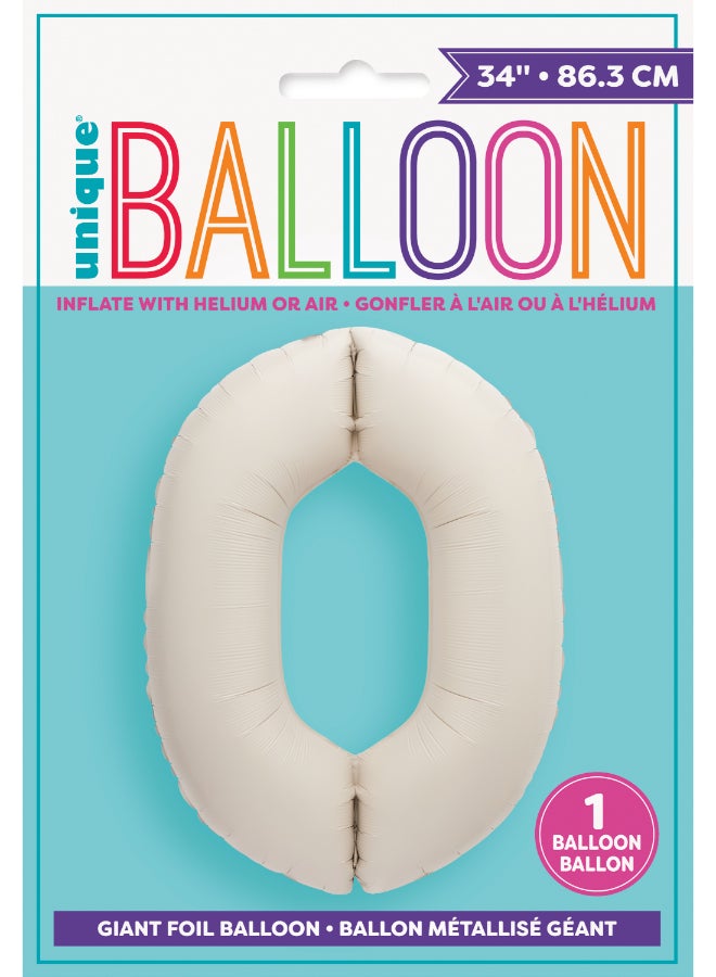 Unique 34" Matte Nude Foil Balloon 0 - Image 2