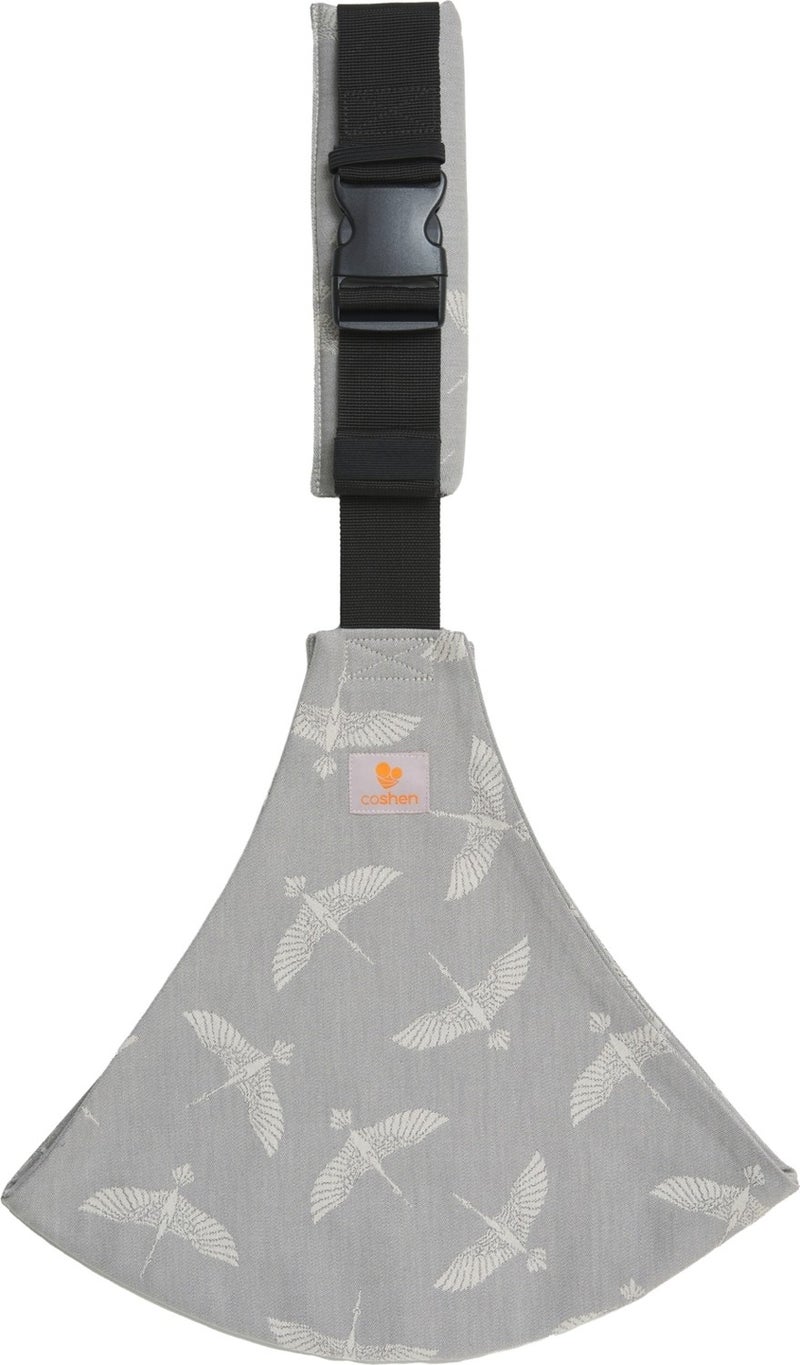 Gray Baby Kangaroo, Sling Carrier, 100% Cotton, Certified, Carrying Up to 20 kg