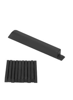 Thoraya 10Pcs Piano Black Key ABS Keytop 10cm Matte Instrument Accessory Set Kit for Replacement  - Image 4