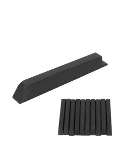 Thoraya 10Pcs Piano Black Key ABS Keytop 10cm Matte Instrument Accessory Set Kit for Replacement  - Image 5
