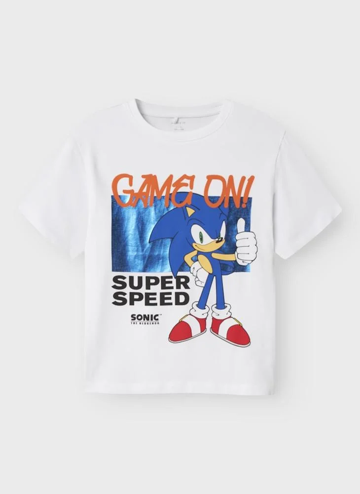 نيم ات Kids Nkmjerry Sonic Crew Neck T-Shirt