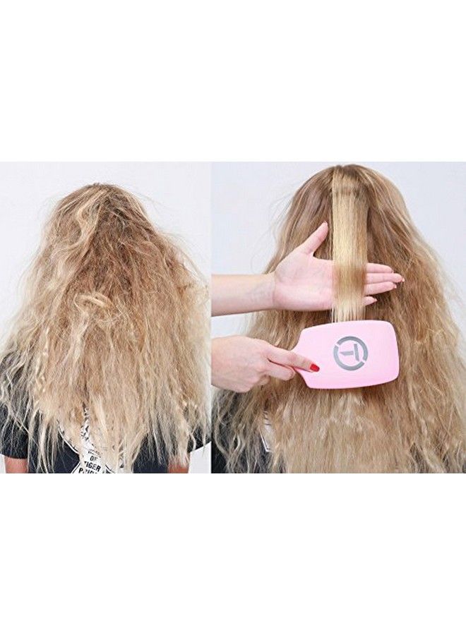 TION Detanger Damp Hair Brush For Wet & Dry Hair | Negative Ion Infused Ball Tips Glide Through Tangles With Ease For All Hair Type Black - Image 4