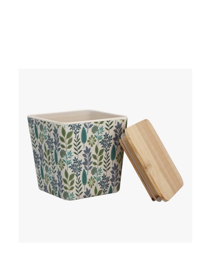 فيلي حاوية من الياف الخيزران مزودة بغطاء من فيلي، بسعة 330 مل، متعددة الالوان - Image 3