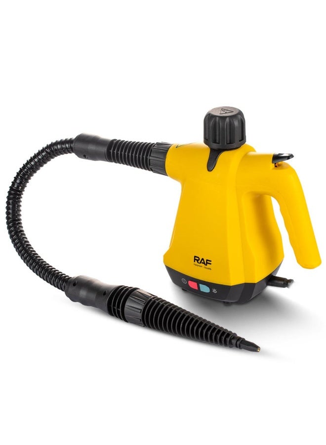آر إيه أف منظف ​​البخار عالي الضغط RAF 6 في 1 بقوة 1000 واط وخزان سعة 350 مل - آلة تنظيف منزلية متعددة الأغراض - Image 2
