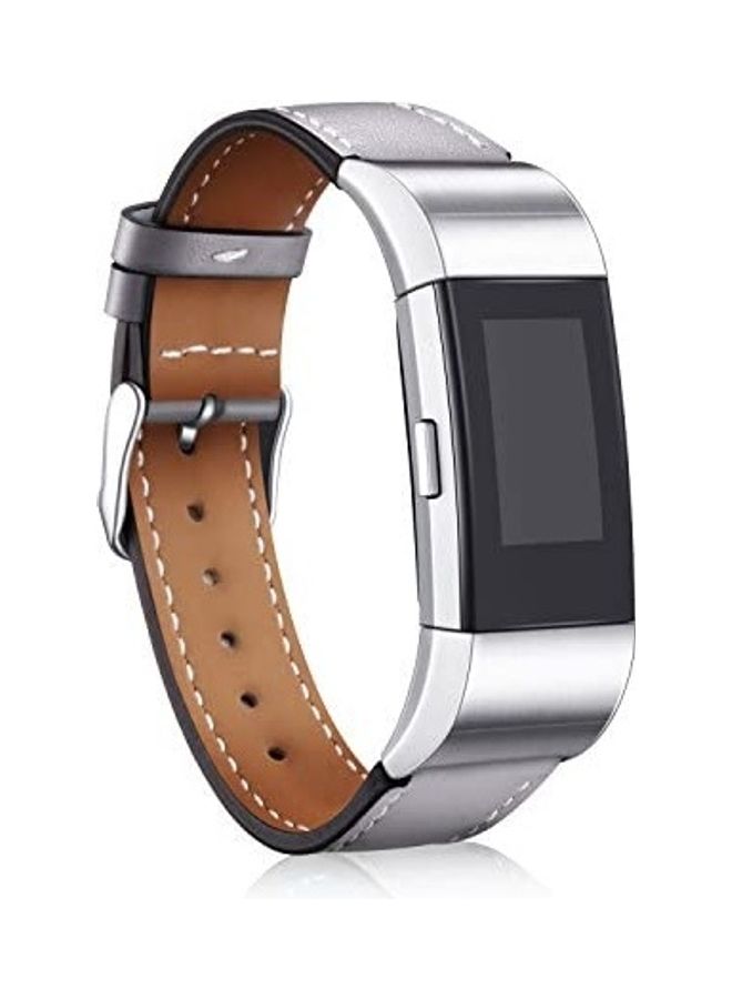 NIBEMINENT Replacement Band For Fitbit Charge 2 Smartwatch Grey - Image 2