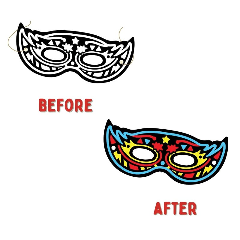 PepPlay Colour-in Velvet Heroes and Power – DIY Superhero Craft Kit for Boys | Mess-Free Coloring Activity | Gifts for Boys Age 3-10 | Creative Art Set | Return Gift | Travel Toy - Image 5