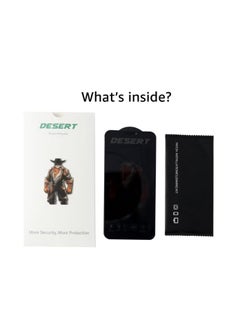 Desert Desert Diamond Hardness Soft Privacy Screen Protector for iPhone 16 plus , Anti-Spying  - Image 5