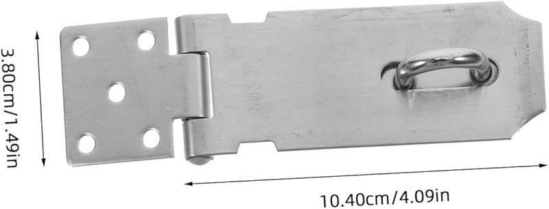 Heavy Duty Stainless Steel Door Hatch Latch Plate For Barn Shed Gate Outdoor Security Lock - Image 3