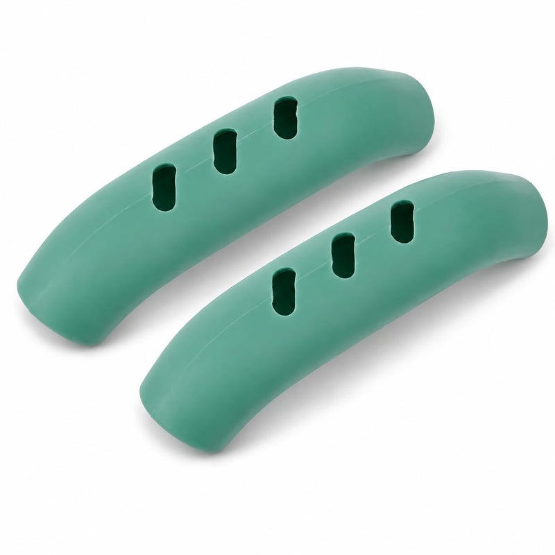 Silicone Pot Handle Covers Set of 2, Heat Resistant Grip Sleeves for Pots and Pans, Non-Slip Handle Protectors for Metal Cookware, Flexible Kitchen Cooking Handle Covers - Image 1