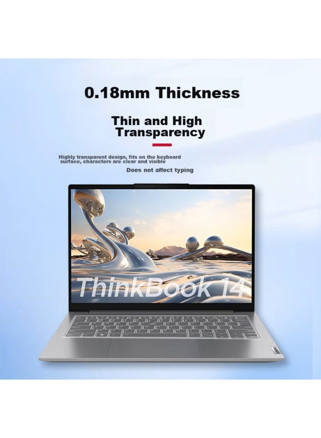Jplayer Keyboard Cover For Xiaomi Redmibook 14 21 Model 14-inch Laptop, Protective Film, Dust-proof, High-definition, Highly Transparent Tpu - Image 2