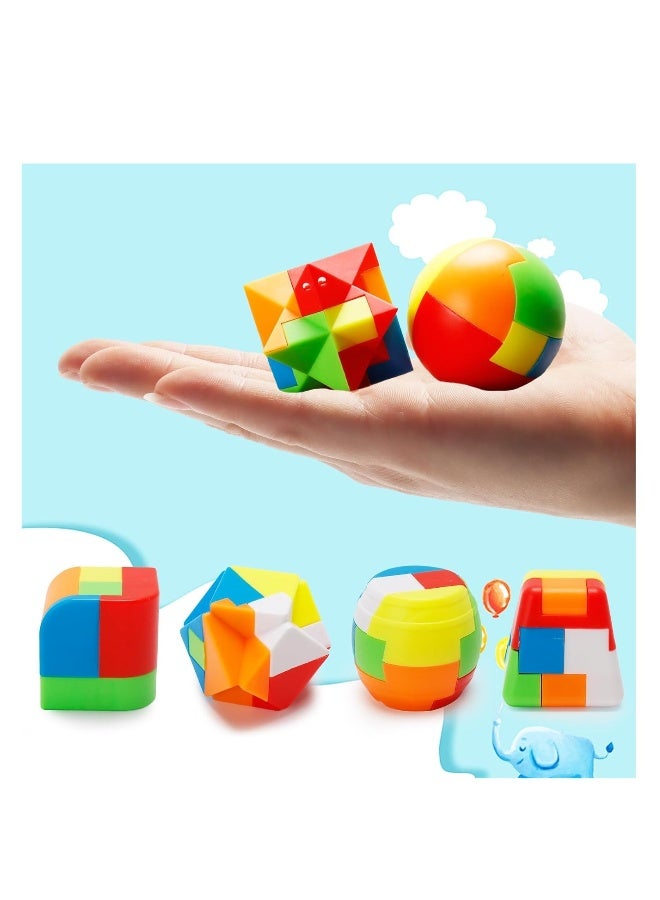 Brain Teaser Puzzles for Kids, 3D Plastic Sphere Puzzle Brain Teaser Puzzles, Chain Mind Game Puzzles for Boys Girls, Holiday, Challenge Game Party Favors Gift, Novelty and Creativity - Image 2