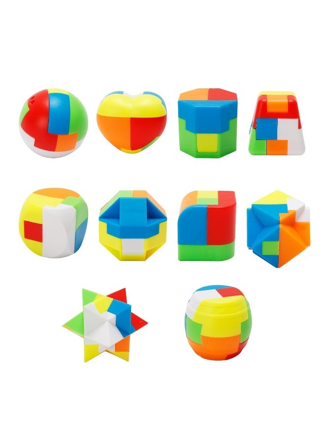 Brain Teaser Puzzles for Kids, 3D Plastic Sphere Puzzle Brain Teaser Puzzles, Chain Mind Game Puzzles for Boys Girls, Holiday, Challenge Game Party Favors Gift, Novelty and Creativity - Image 1