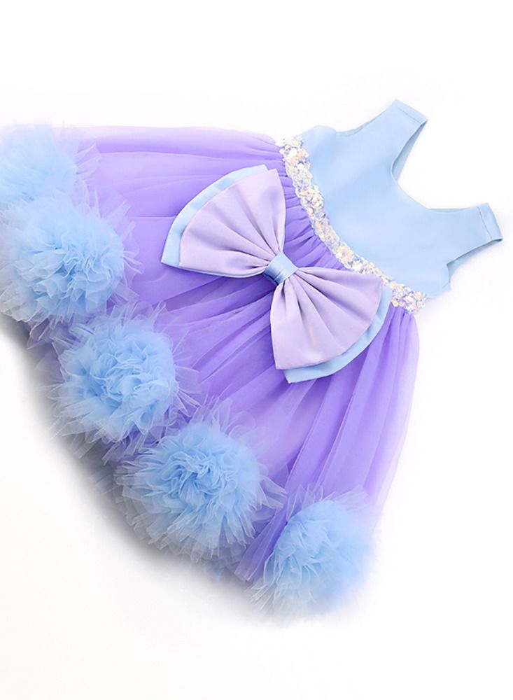 Loquat Stylish fairy Floral Princess Dress  - Image 2