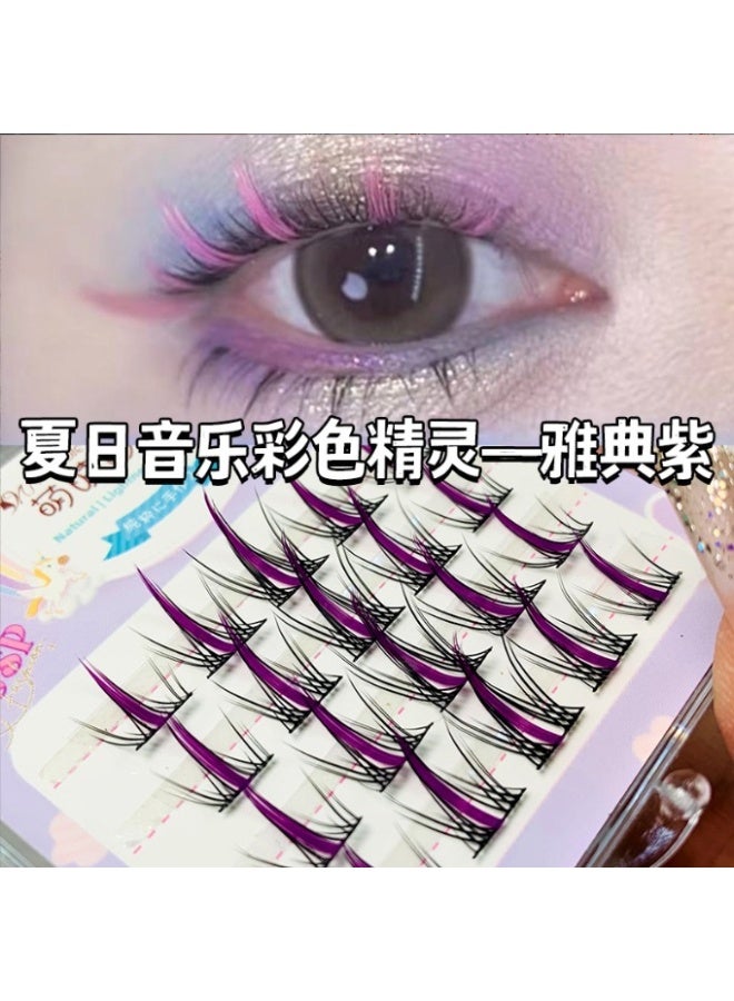 False Eyelashes-Summer Fairy - Purple