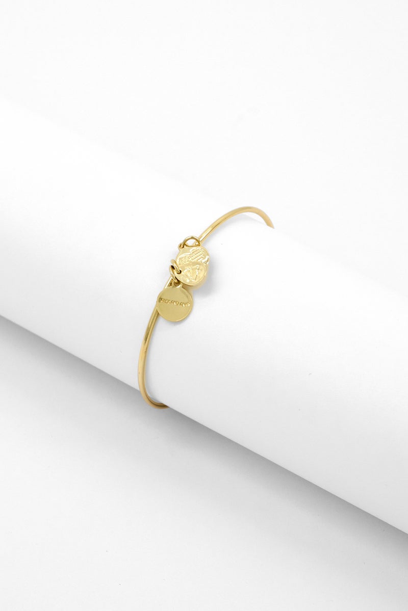 ALEX AND ANI Women Orlando Expandable Charm Bracelet, Gold  - Image 3