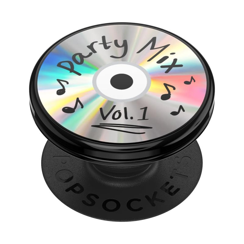 PopSockets Adhesive Phone Grip, Holder, Phone Stand, Spinner - Backspin Party Mix CD - Image 1