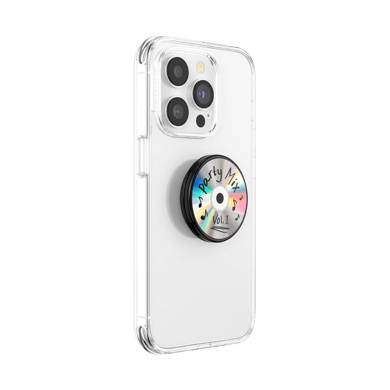 PopSockets Adhesive Phone Grip, Holder, Phone Stand, Spinner - Backspin Party Mix CD - Image 3