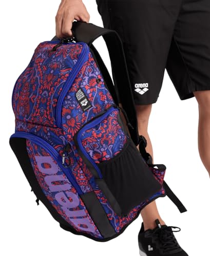 arena حقيبة ظهر ARENA Spiky III 45 للسباحين الرياضيين، حقيبة رياضية كبيرة لتدريب المعدات، حقيبة سباحة للرجال والنساء، 45 لتر، نسيج ليديا - Image 5