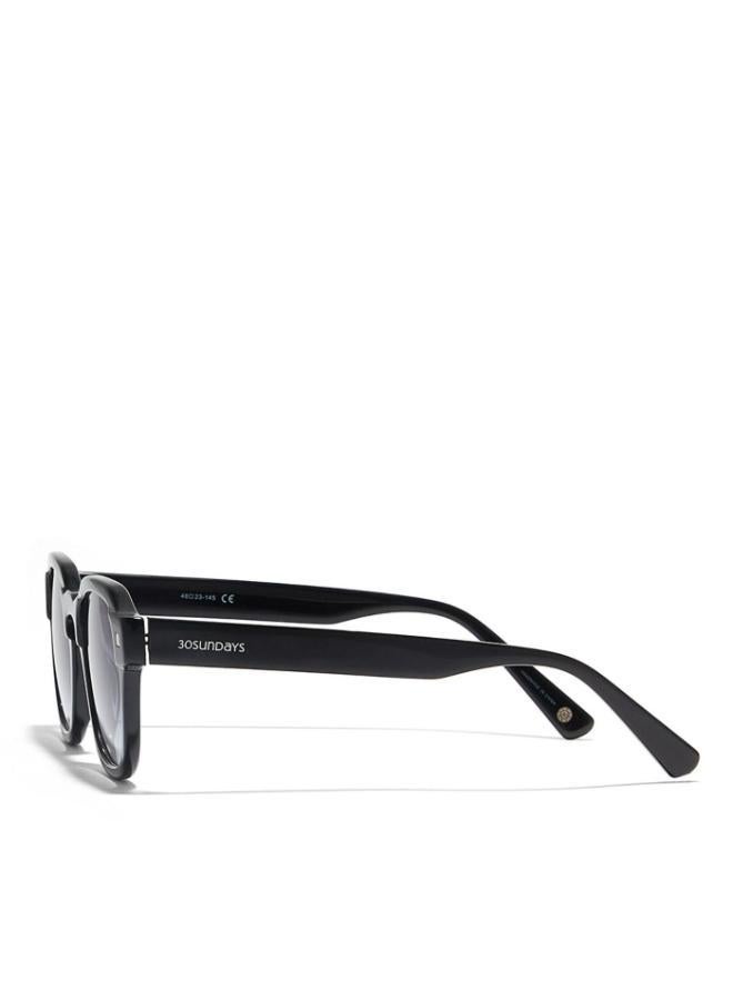 30Sundays HAMPTON Men's Sunglasses, Black/Blue - Image 3