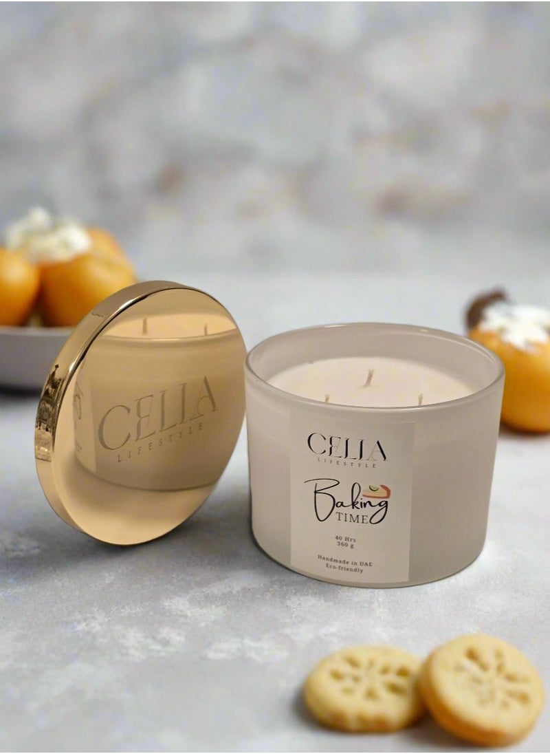 Celia Lifestyle Baking Time - 3-Wick Candle  - Image 1