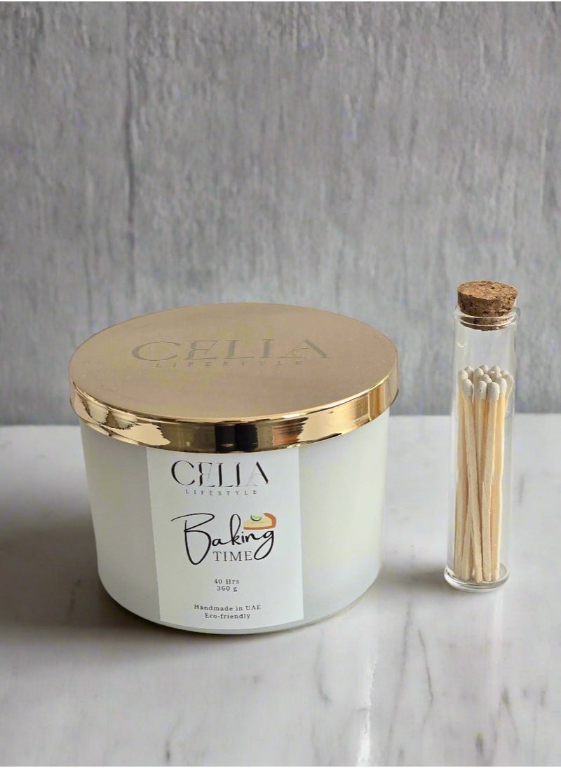 Celia Lifestyle Baking Time - 3-Wick Candle  - Image 2