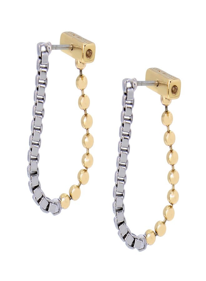 AllSaints Women's Mixed Chain Earrings - Image 2