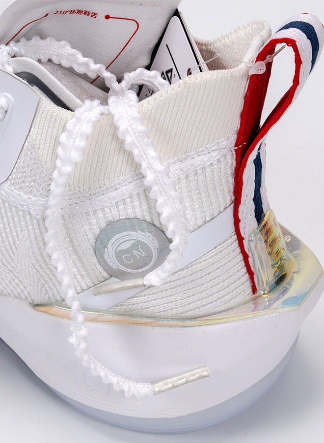 بيك Mens's Attitude 3.0 Pro Basketball Match Shoes, Surging Technology- White  - Image 5