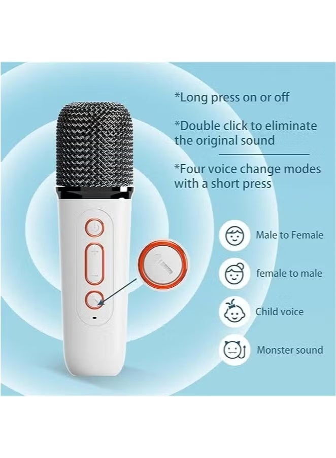 Karaoke Machine Kids Fun Toys Birthday Gifts For Adult Kids Toddler Boys Girls 3 4 5 6 7 8 9 10 11 12+ Portable Bluetooth Speaker With 2 Wireless Microphone - Image 5