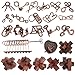 Mytothfy 24 Pcs Brain Teaser Puzzles for Adults  Metal Puzzles 3D Puzzle Game Toys for Adults Teens  Wooden Unlock Interlocking Puzzle Adult IQ Education Smart Toys - Image 2