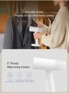 MIJIA Xiaomi Mijia Handheld Garment Steamer 1200W Smart Heating Steaming Hanging Machine Home and Travel Portable Mites Wrinkle Removal Ironing Machine  - Image 3