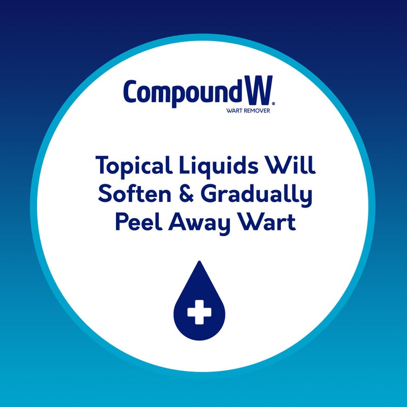 Compound W Maximum Strength Wart Remover, Fast-Acting Liquid with Salicylic Acid for Wart Removal, 0.31 Fl Oz - Image 2