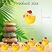 Tindobewan 50 PCS Tiny Ducks Mini Resin Ducks Miniature Christmas Hat Duck Figures Ornament for Xmas Craft Dollhouse Slime Home DecorationsYellow - Image 4