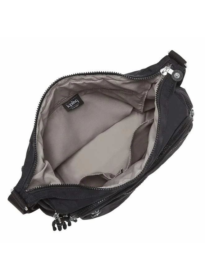 kipling Medium Crossbody Female Black Noir Gabbie