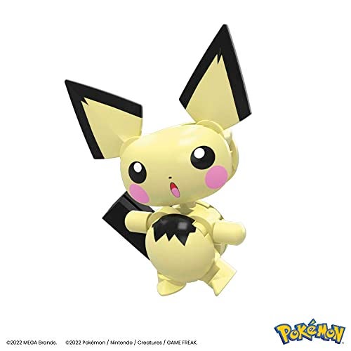 Mega Brands MEGA Pokémon Action Figure Building Toys for Kids, Pikachu Evolution Set with 159 Pieces, 3 Poseable Characters, 8 Year Old Gift Idea - Image 5