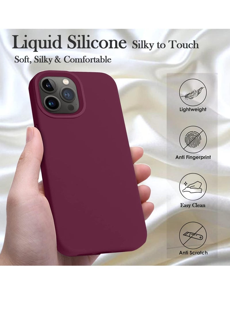 ELTRAZONE Silicone Case for iPhone 14 Pro, Compatible with iPhone 14 Pro Liquid Silicone Gel Rubber Slim Shockproof Protective Phone Case with Soft Anti-Scratch Microfiber Lining - Image 2