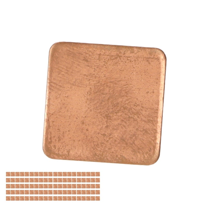 401W/mK Copper Heatsink Kit 15x15x0.3mm - Premium Copper Shim for Thermal Conductivity Improvement - Small Heatsink for Desktop Laptop Graphics Card CPU - Image 2